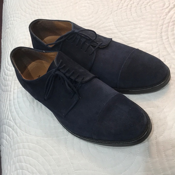 Alfani Other - Alfani Blue Suede Shoes Size 10.5